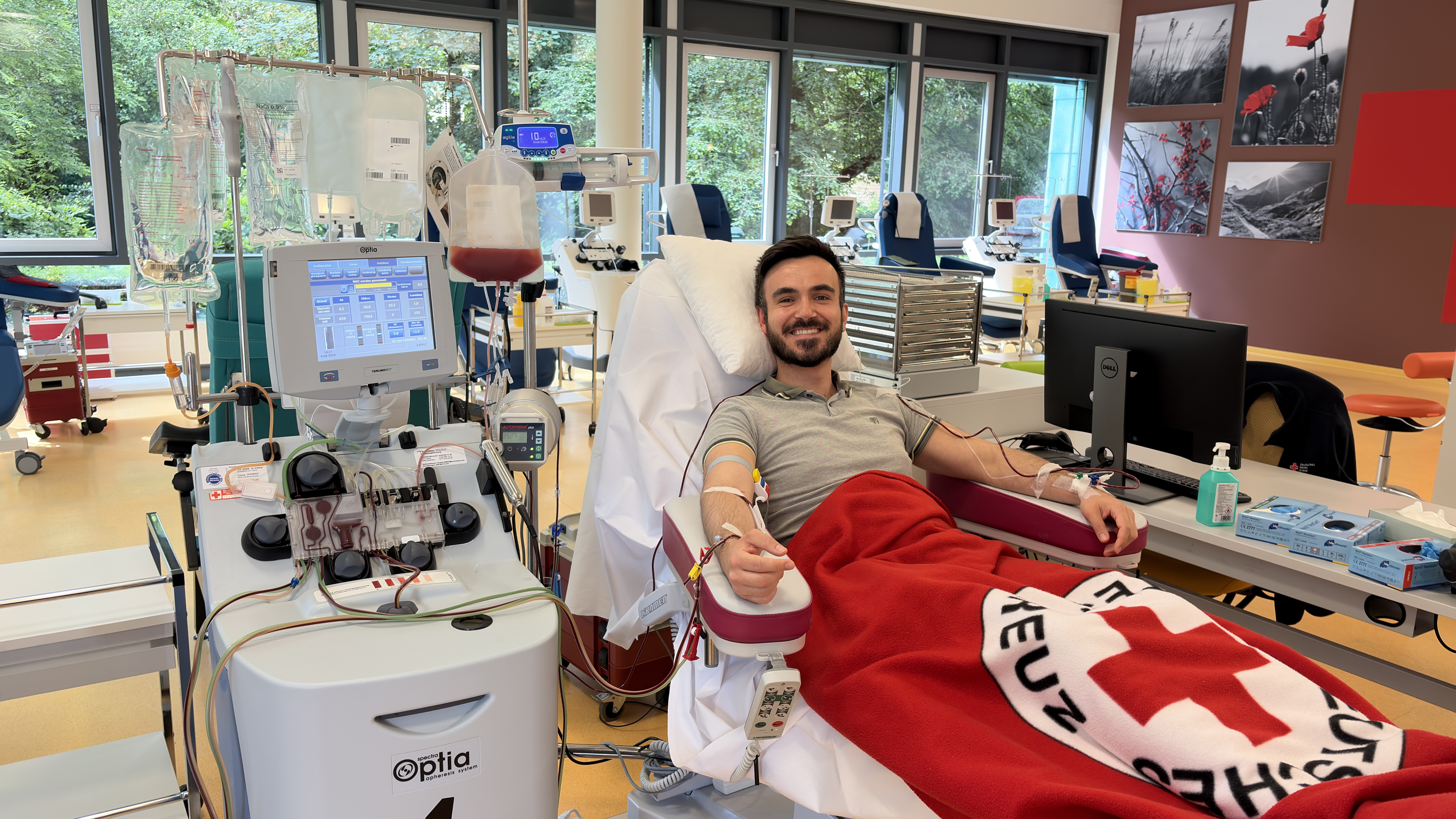 Foto: Nico Amiri, glücklich nach erfolgreicher Stammzellspende
